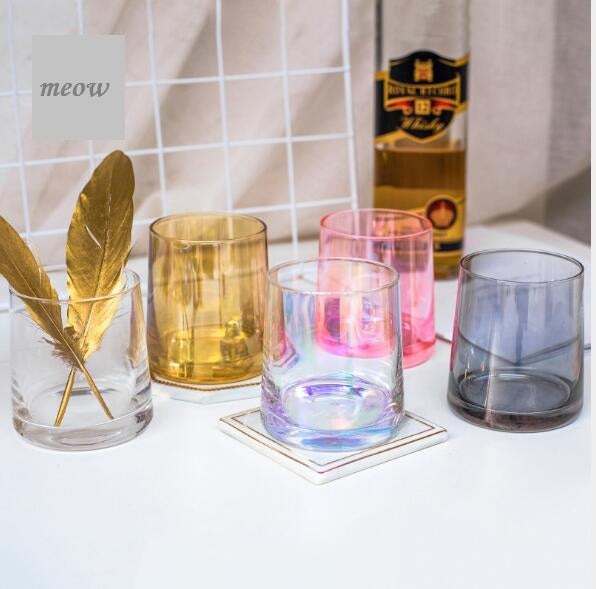 Ins cup strange daily necessities crystal glass Tumblers juice beer milk whisky cups
