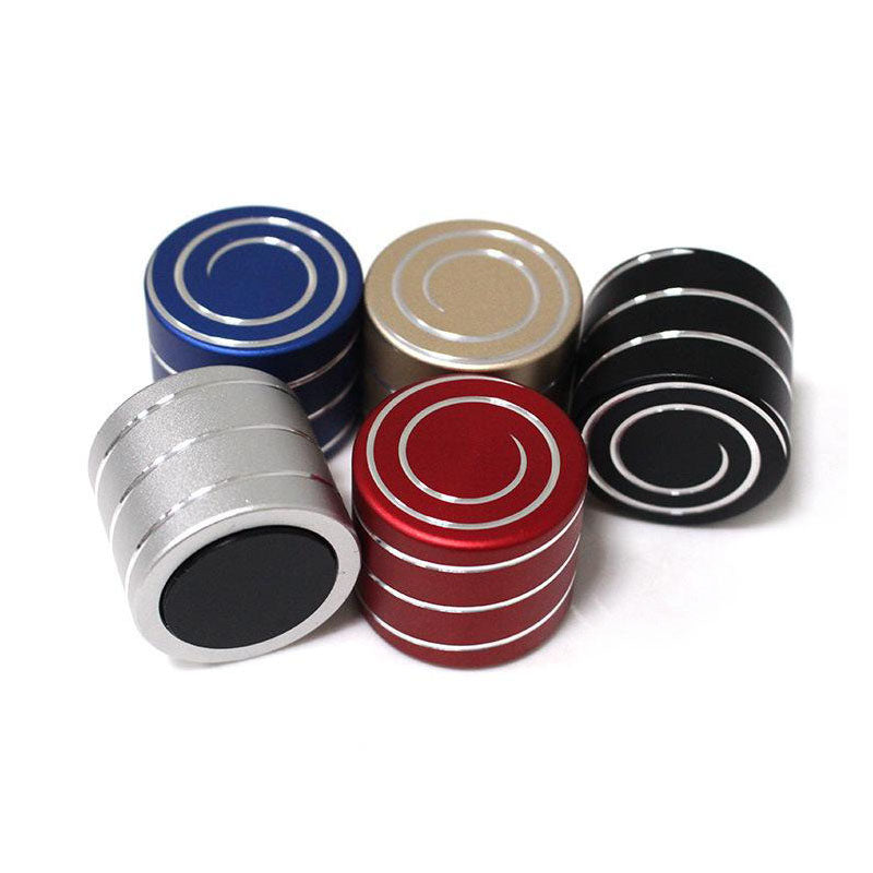 Kinetic Desk Toy Metal Fidget Spinner Optical Illusion Gyro Flowing Helix Spinning Top Table Gyroscope Stress Relief Decompression Toys Anxiety Reli
