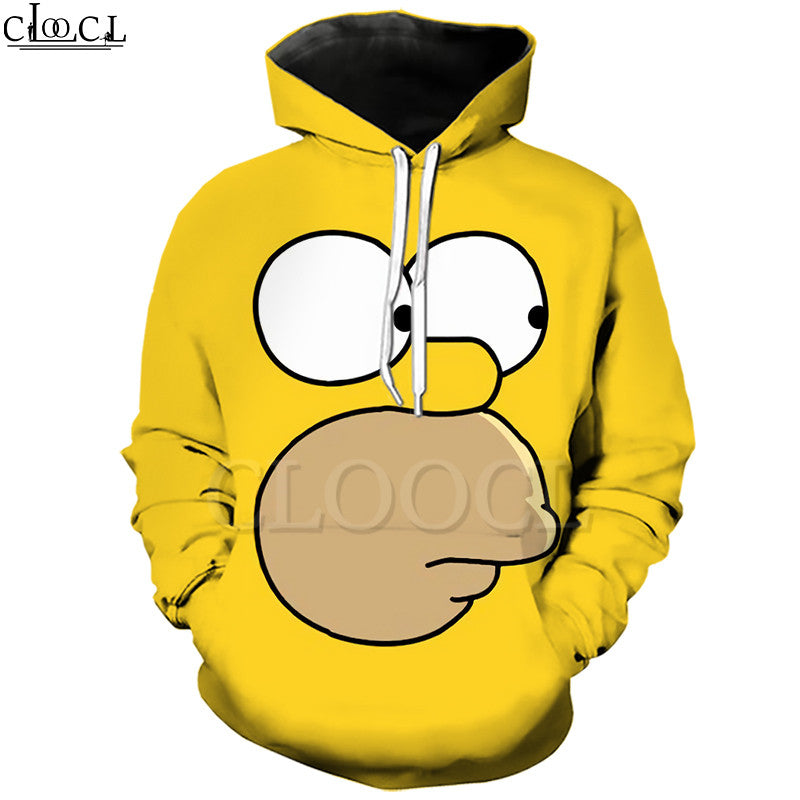 2020 New Style Anime The Simpsons Hoodie Men Women Simpson Hooded Pullovers 3D Print Fashion Couples Coats S-5XL