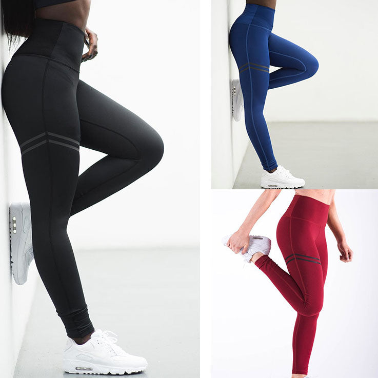 Womens Yoga Pants Solid Color Casual Sport Yoga Pants Brand New Arrive Gym Workout Sportwear Top 3 Colors Running Pants