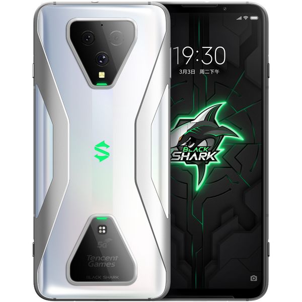 Original Black Shark 3 5G Mobile Phone Gaming 8GB RAM 128GB ROM Snapdragon 865 Octa Core 64MP AI 4720mAh Android 6.67&quot; Full Screen Fing