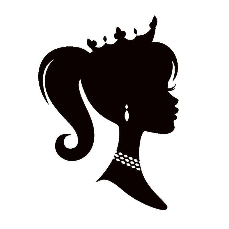 16*11.6cm Fashion Personality Creativity Classic Attractive GIRL PRINCESS Vinyl Car Wrap Decor Decals