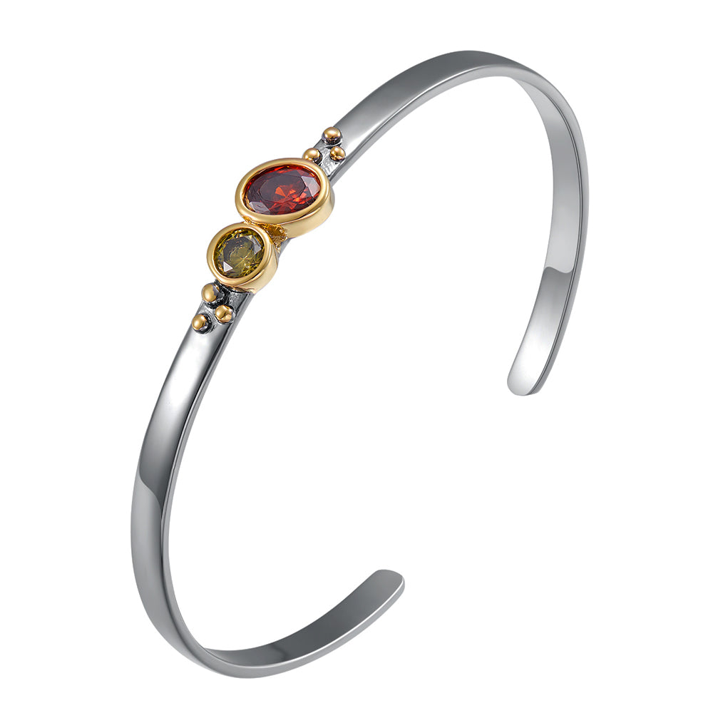 Open free size Bracelet Beautiful Jewelry Color crystal Vintage Party bangles for women Female Jewellery