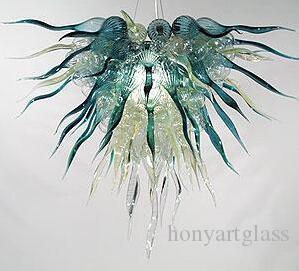 Free Shipping LED Bulbs Chinese 120v-110v LED Blown Glass Ball Chandelier For House-Dining Room