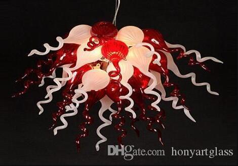 Free Shipping AC Led Bulbs 110v-240v Elegant Ceiling Light 100% Murano Glass Wrought Iron Chandelier