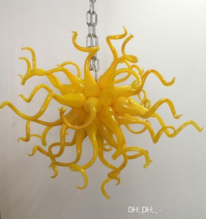 Free Shipping Mouth Blown 110v-120v LED Bulbs Best Art Decor Pretty Glass Chandelier Moroccan Lamp