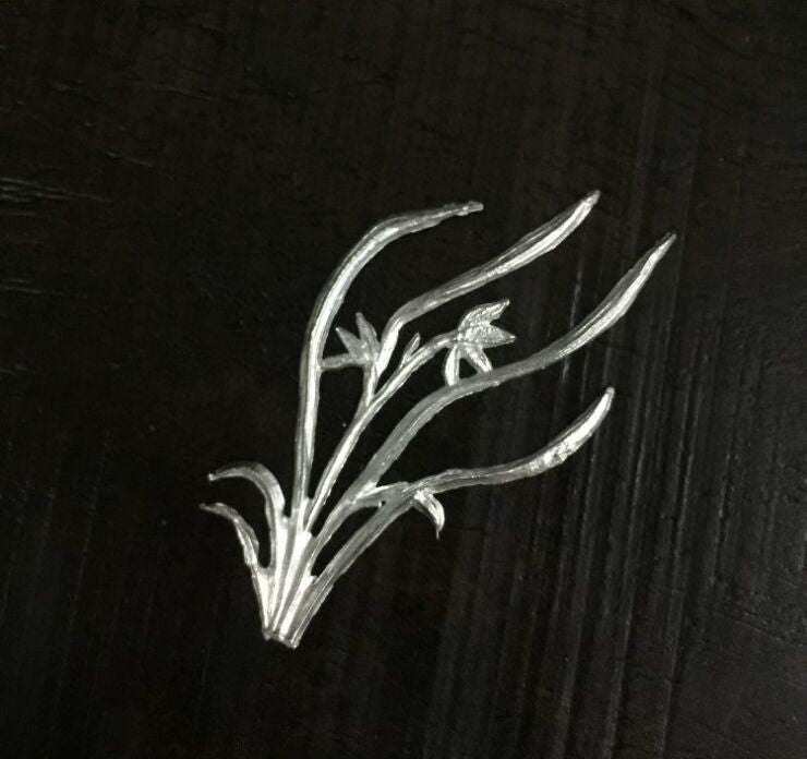 10PC-set Tin decoration plum tin piece fair cup cushion decal decoration silver tin cup tea set product category kung fu tea decoration 2020