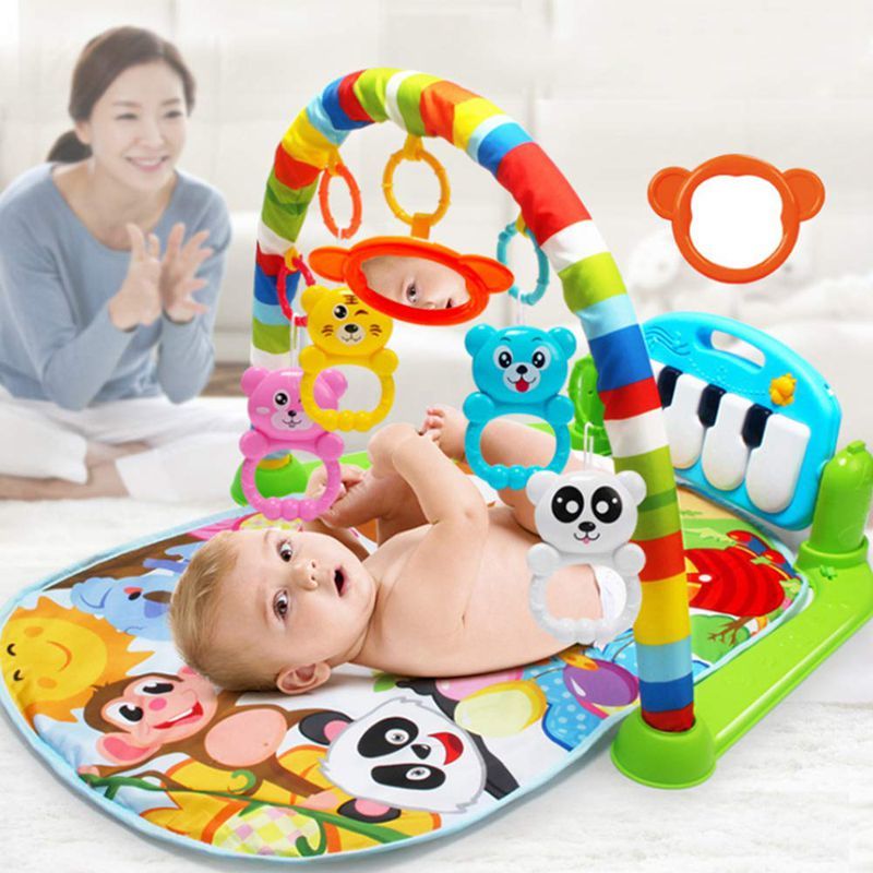 Baby Carpet Music Puzzle With Piano Keyboard Educational Rack Toys Infant Fitness Crawling Play Mat Gift For Kids Gym