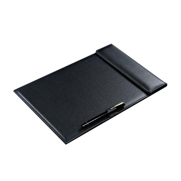 PU Leather Business A4 File Folder Desk Document Paper Storage Organizer for School Office Stationery