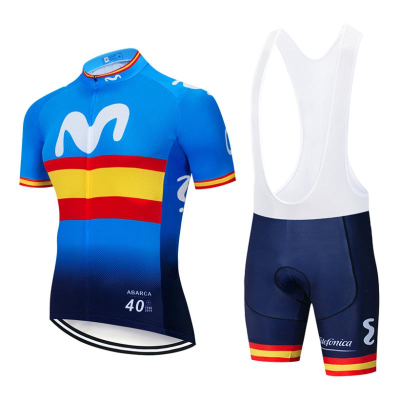 Cycling Jersey Sets 2021 TEAM Colorful M 12D Gel Bike Shorts Mens Ropa Ciclismo Maillot Culotte Biycling Top Bottoms Suit