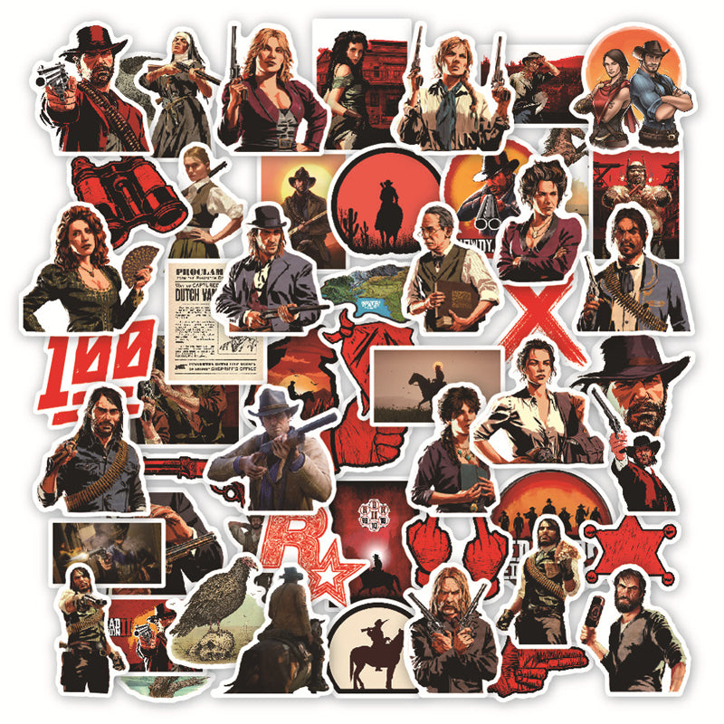 100pcs-Lot Top Game Characters Exciting Stickers Scrapbooking For Laptop Macbook Skateboard Guitar Luggage Motor Cycle