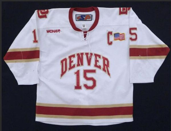 Custom Men Youth women Vintage Custom WHL Denver University Prince Albert Raiderss Home Premier Vintage Hockey Jersey Size S-5XL