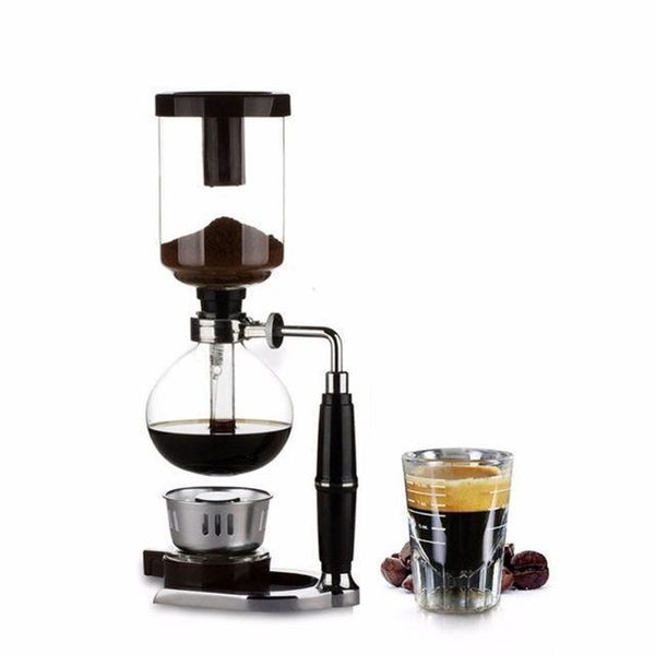 Japanese Style Coffee Syphon Pot 3-5 Cups Siphon Coffee Drip Kettle Vacuum Filter Pot Cafetera TCA-3-5 Syphon Coffee Maker