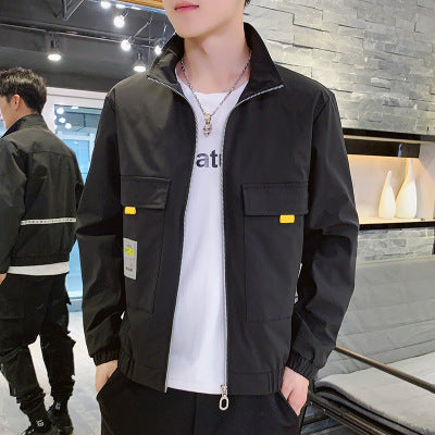 Jacket mens 21ss autumn new Korean youth student fashion brand coat slim and handsome casual men&#039;s wear