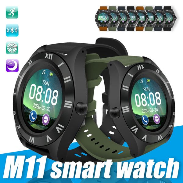 M11 Sports Smart Watch Bluetooth Smart Watch TFT Screen Motor Smartwatch With Pedometer Camera For Man Women Outdoor Use In Box