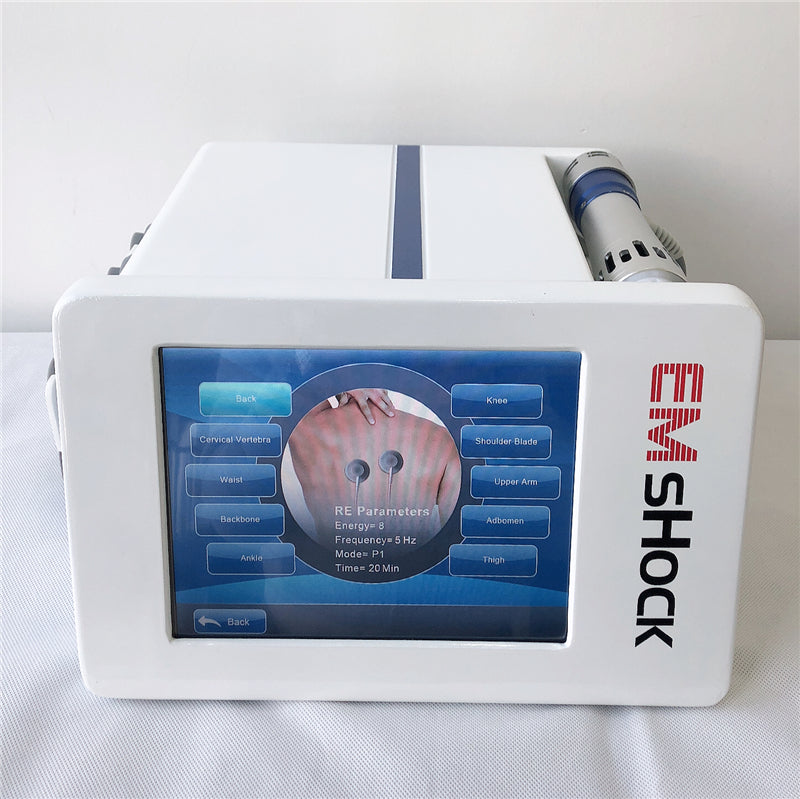 Smart EMSHOCK Combine EMS ShockWave Physical Therapy System Eswt Shockwave Therapy Equipment For Body Pain Relief