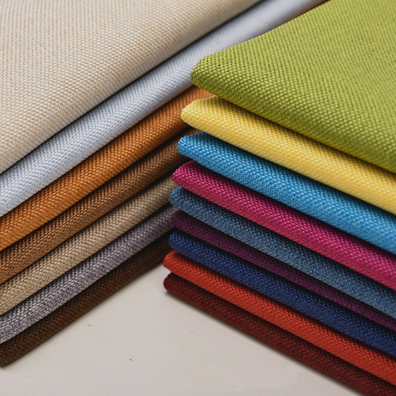 Wide 145cm Linen Like Couch Upholstery Fabric By the Yard Sofa Set Cloth Tablecloths Car Seat Covers Pillow Cushion Material