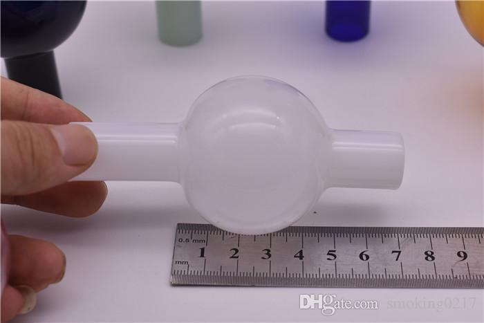 Newest Design 50mm XXXL Thermal P Banger Quartz Nail Quartz Banger Carb Cap Universal Colored Glass Bubble Carb Cap Dabber Glass Carb Cap