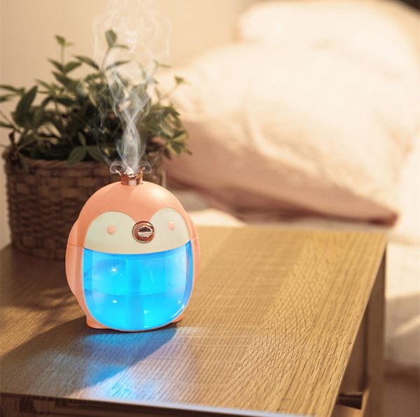 Humidifiers Storage version night light penguin humidifier creative gift water meter desktop disinfection humidifier water meter dhl free CL