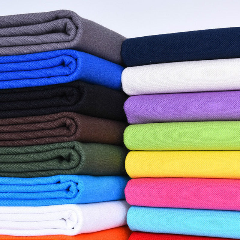 Wide 59&quot; Plain Durable Cotton Duck Canva Fabric For Canvases Sheet Apparel Table Covers Tote Bags Sofa Material By the Yard