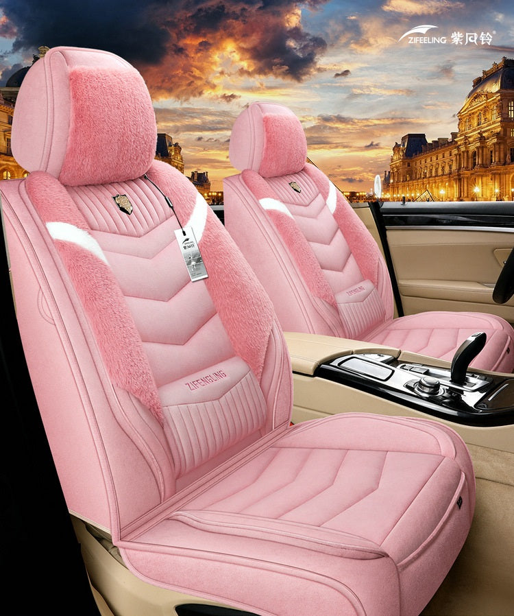 Universal Fit Car Interior Accessories Seat Covers For Sedan PU Leather Adjuatable Five Seats Full Surround Design Seat Cover For SUV M224
