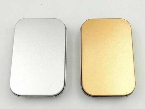 400pcs-lot Gold Mini Tin Box 94*61*20mm for Jewelry Candy Decorative Storage Boxes U Disk Headphone Gift Box