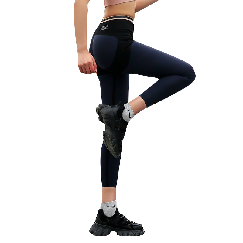 Women&#039;s body-building suit, tight yoga pants, thin running, hip lifting and quick drying training pants