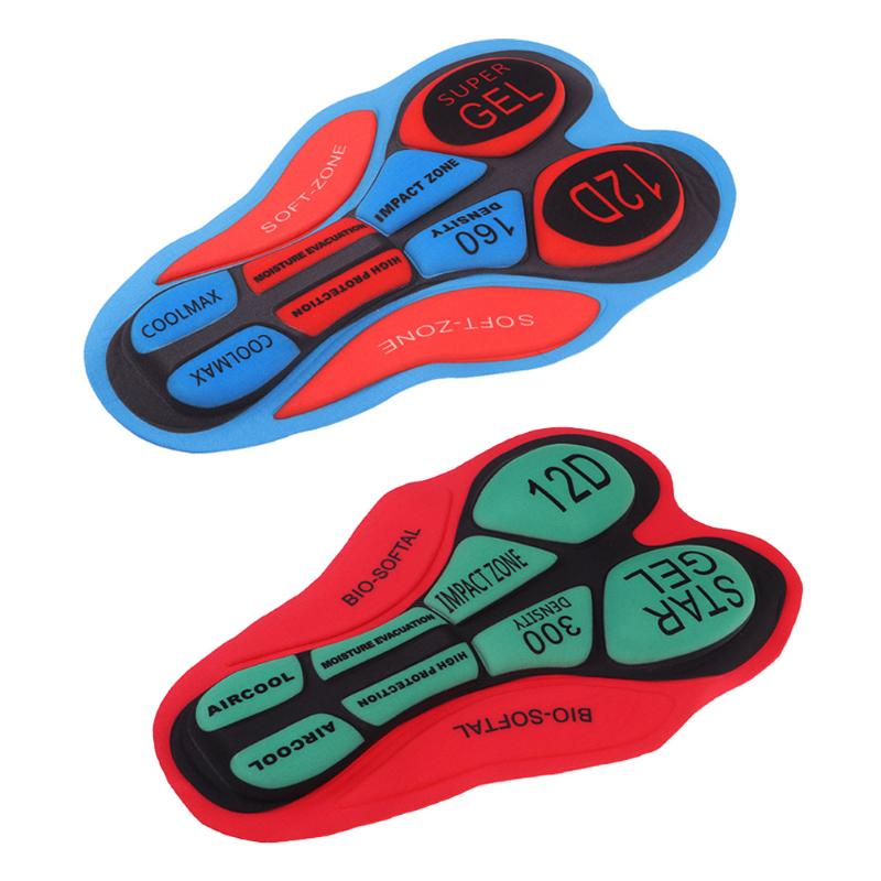 2pcs 12D Cycling Shorts Gel Pad Cushion Riding Bike Base Clothing For Women Men Cycling Bike Shorts Pants Accessories