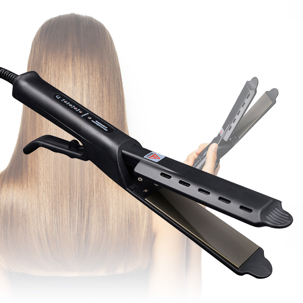 Hair Straightener Professional Wet & dry 4-Speed Thermostat Straight Splint Bangs Hairdressing Tool Hair Clip salon flat iron temperature control