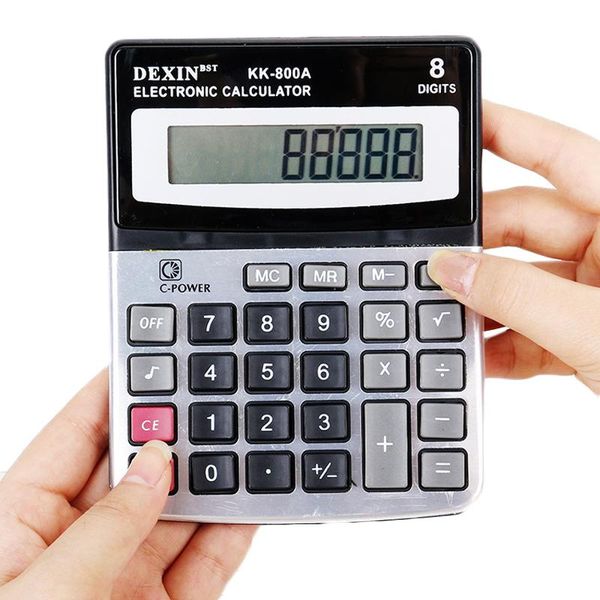 Office Finance Calculator With Voice Commercial 8 Digit Electronic Calculator Home School Stationery Large Screen Calculator