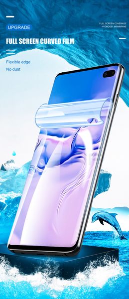Hydrogel Film On The Screen Protector For Samsung Galaxy S8 S9 S10 S20 Plus Ultra Screen Protector For Samsung Note 8 9 10