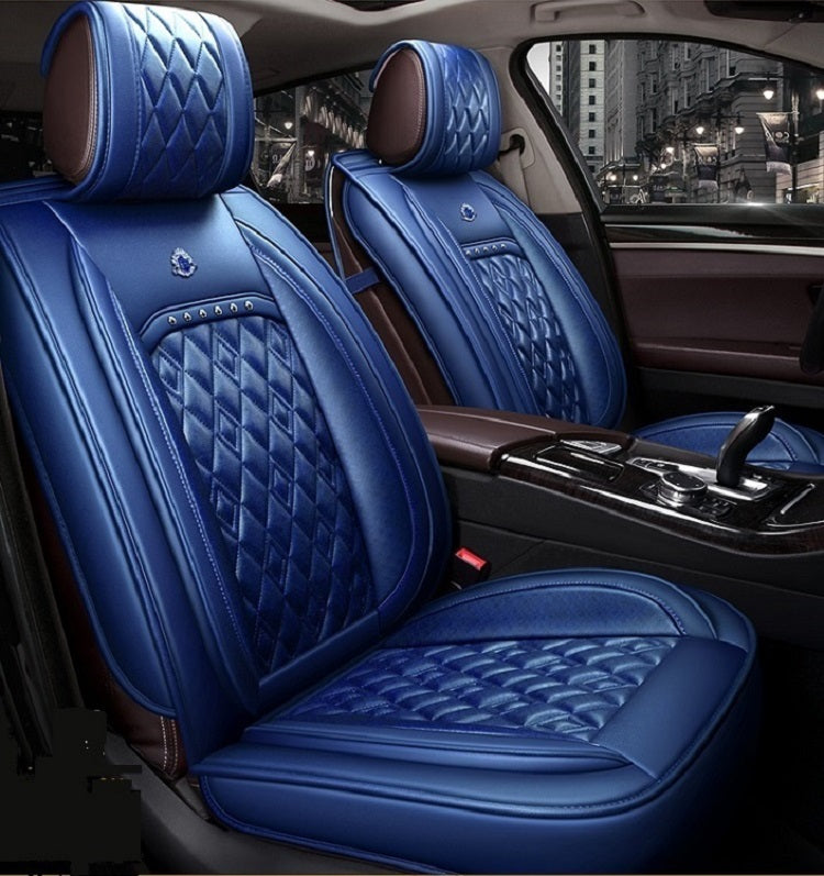 Universal Fit Car Interior Accessories Seat Covers For Sedan PU Leather Adjuatable Five Seats Free Shipping Design Seat Cover For SUV LDJ004