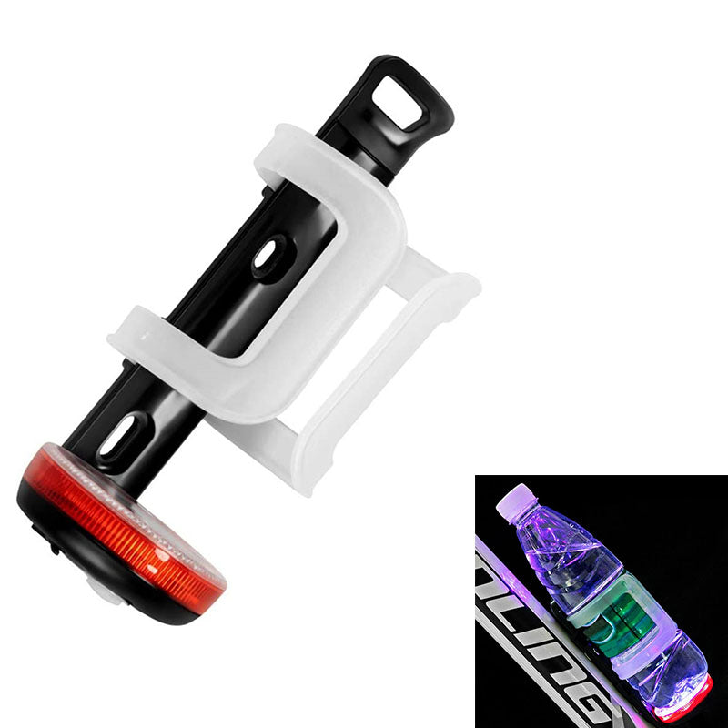 Bike Bottle Holder With USB Charging Lamp Cycling Road Bike Kettle Bracket Cages Rack Mount Bicycle Bottle Holders