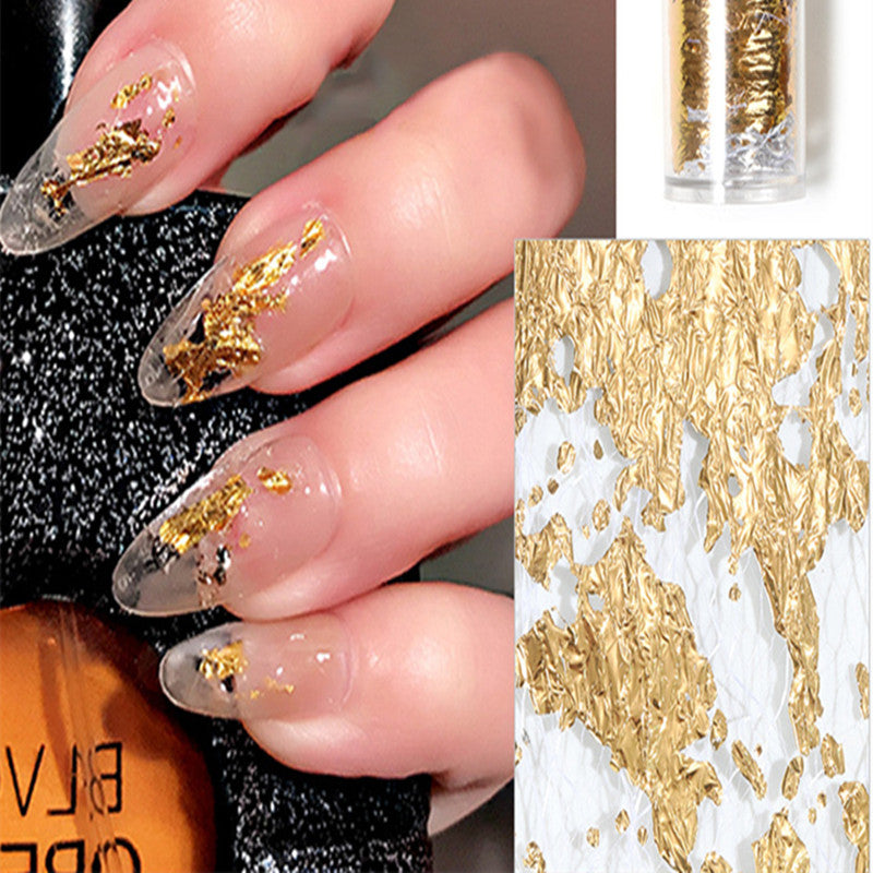 3D Mesh Nail Sticker Gold Silver Net Line Tape Nails Holo Adhesive Silk Foil Manicure Decal Wraps Decorations Accessories F707