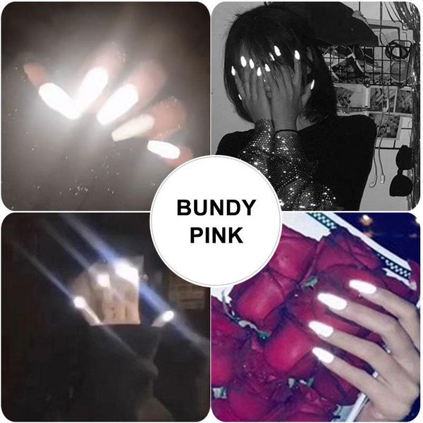 2g Super Bright Bundi Powder Gray White Nail Glitter Magic Color Pigment Shiny Dust