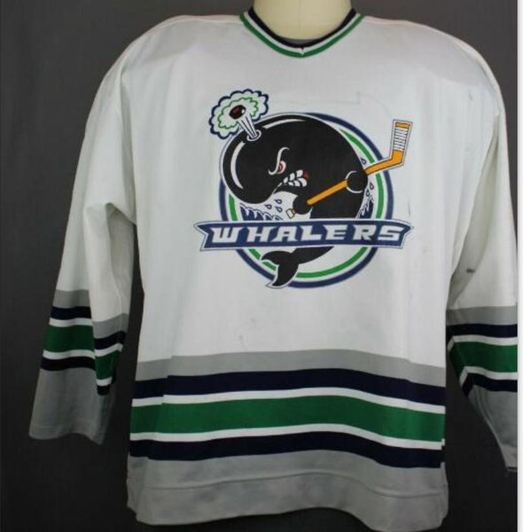 Custom Men Youth women Vintage #9 TYLER SEGUIN PLYMOUTH WHALERS Vintage Hockey Jersey Size S-5XL