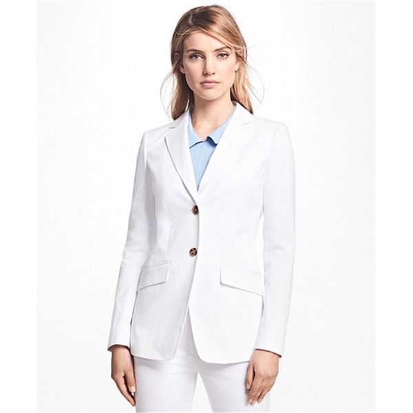 New women&#039;s single-breasted Slim solid color suit two-piece suit (coat + pants) ladies business office official professional custom