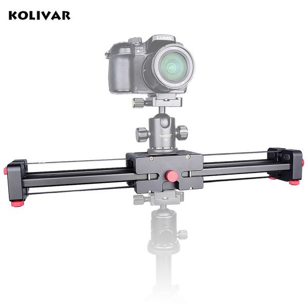 Freeshipping Pro 19&quot;-50cm Compact DSLR Camera Video Slider with Double Travel Distance Shoot Video Camera Track Dolly Rail Slider