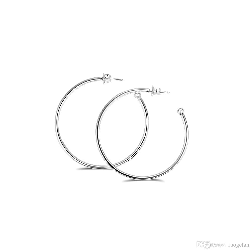 Compatible with Pandora earrings 925 Sterling Silver Hoops of Versatility Earrings For Women European Style Jewelry Original Fashion