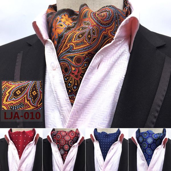 Fashion Retro Paisley Men ties Wedding Formal Cravat British Style Gentleman Silk Suit Scarves Business Nectie