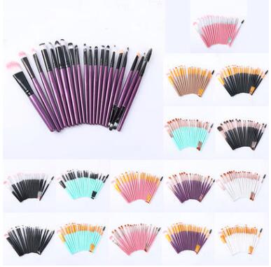 High quality 20pcs Makeup Brushes Sets Powder Foundation Eyeshadow Brush Kits Make Up Brushes Professional Makeup Beauty Tools free shipping