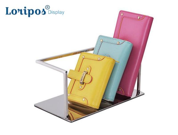 Metal Purse Rack Stand Purse Rack For Closet Desk Purse Rack For Room Storage Metal Wallets Organizer Brackets Standing Shelf