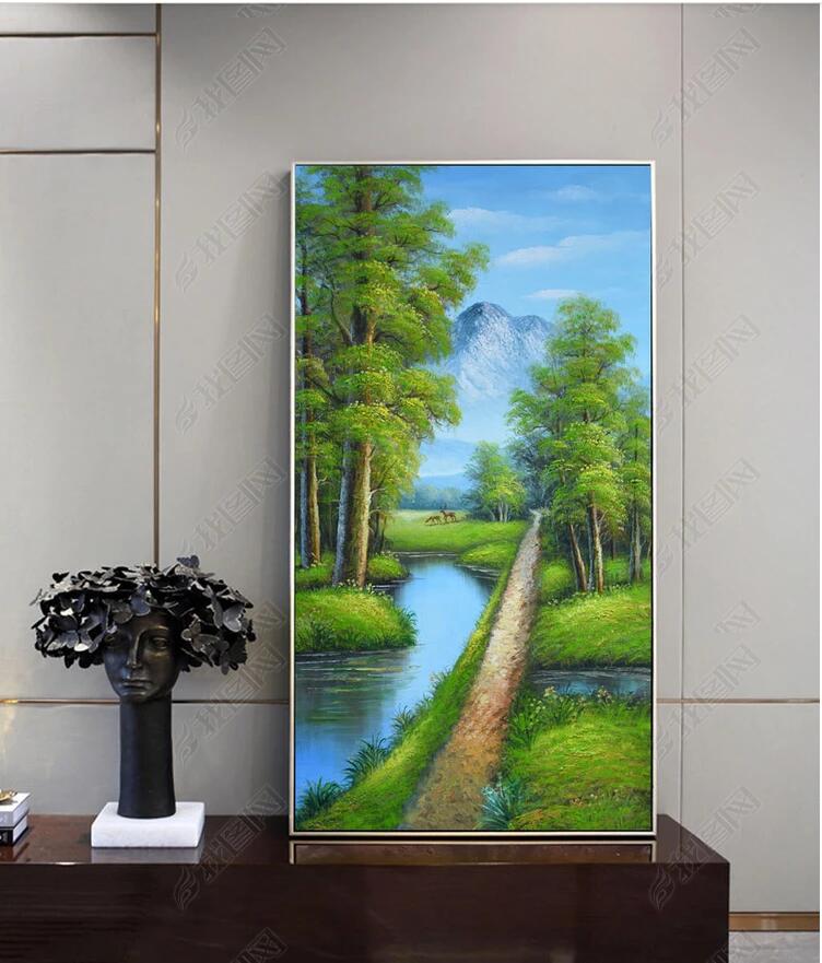 3d wallpaper custom photo the mural Blue sky pastoral porch background wall muals wall paper for walls 3 d