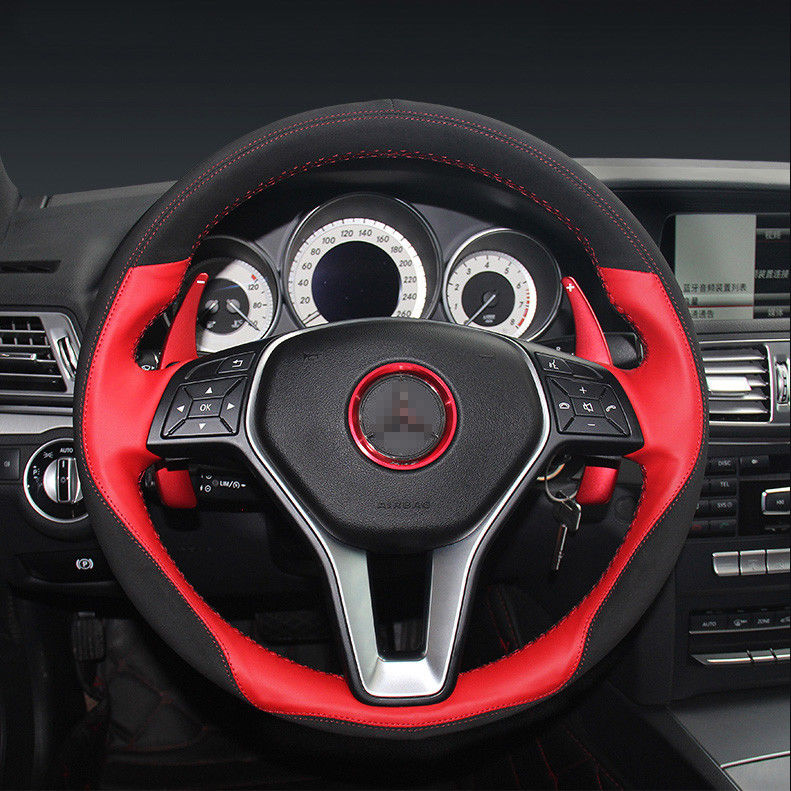 Car Hand-stitched steering wheel cover DIY customization multi-style special car