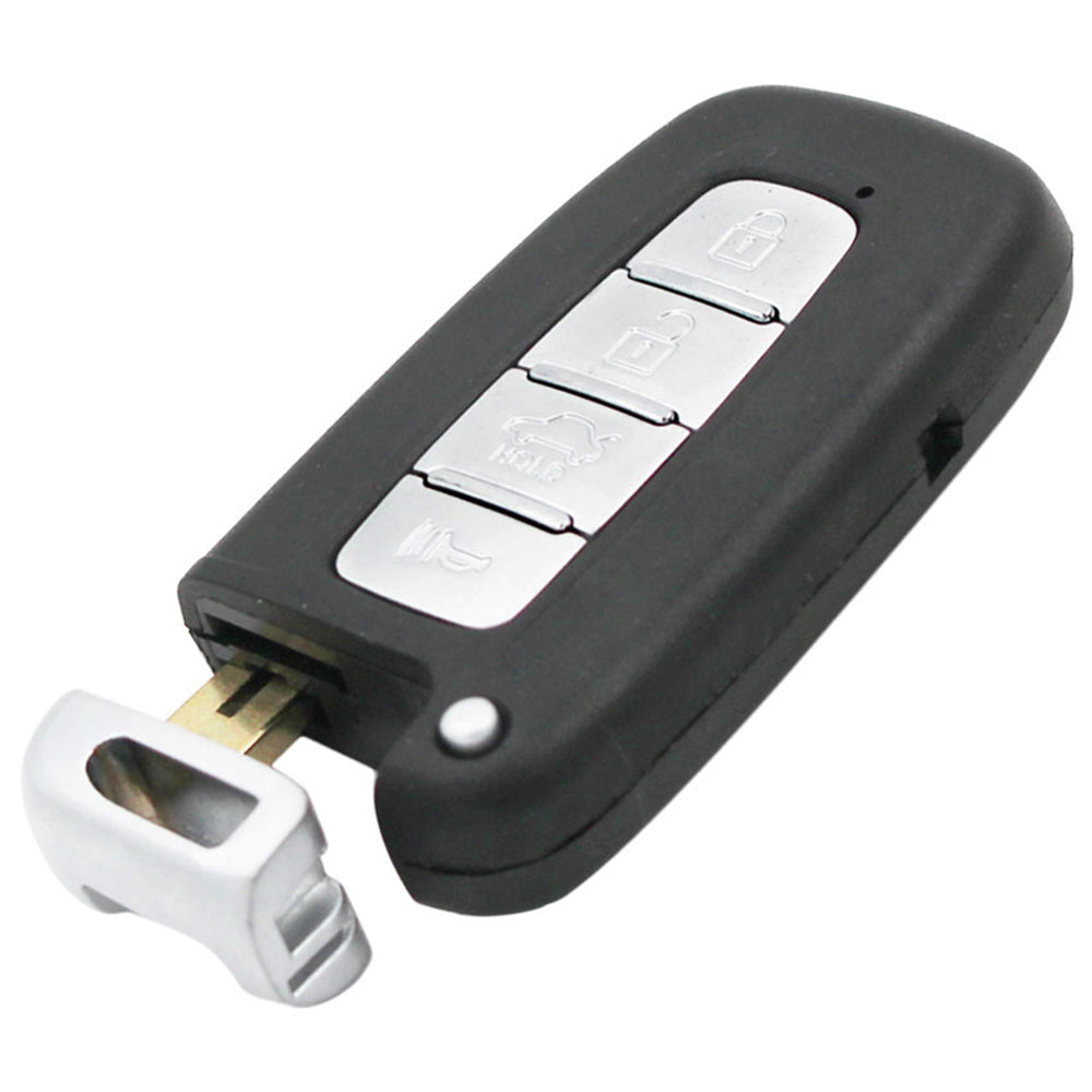 4Buttons Car Smart Remote Key Shell Fob 433MHz for Hyundai IX35 I30 with ID46 Chip With Blank Blade