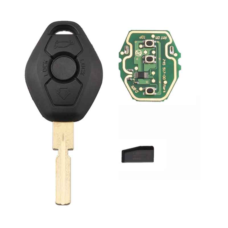 Buttons 433Mhz ID44 chip HU58 Blade Remote Key for BMW 318 325 330 525 530 540 E38 E39 E46 EWS M5 X3 X5 Car Key