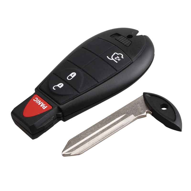 3+1Buttons 433Mhz PCF7941 chip Y160 Blade For Jeep Grand Cherokee 2008 2009 2010 2011 2012 Keyless Remote Key Fob