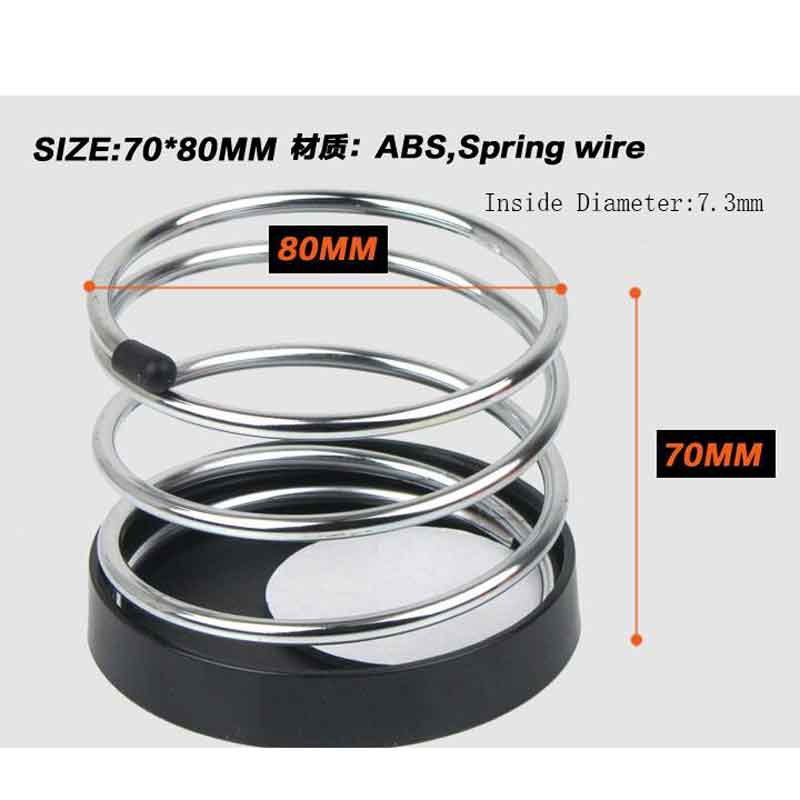7.3MM Simple Spring Shape Universal Automotive Car Stand Drinks Holders Instrument Desk Water Beverage Holder Cup Holders