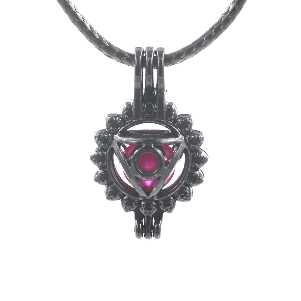 Wholesale 50 pieces Black Pearl Cage Beads Cage Locket Pendant Jewelry For Pearls Party Oyster Gift