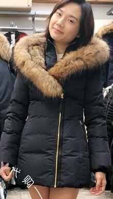 DHL Winter Women&#039;s Down & Coats real Fur Jackets Zippers Designer Jacket Women AKIVA-F4 JACKET Warm Outerwear & Coats